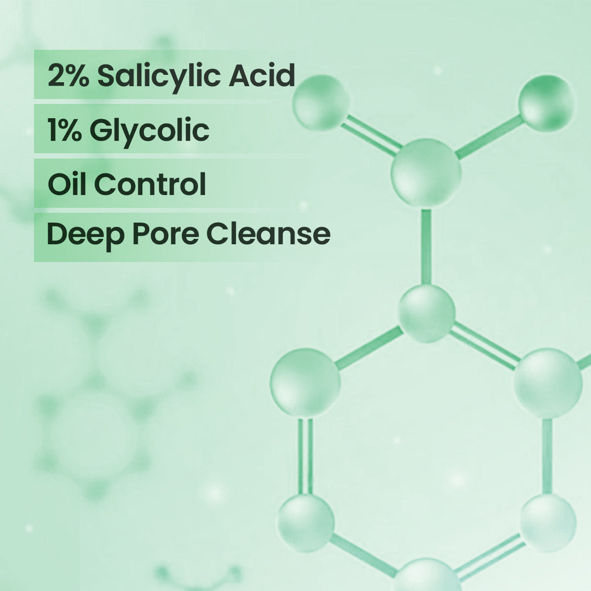 GLAMURE 2% Salicylic Acid Face Serum with 1% Glycolic Acid, Exfoliating Face Serum for Smooth Skin, Pores, Texture & Glow, Men & Women, 30ml